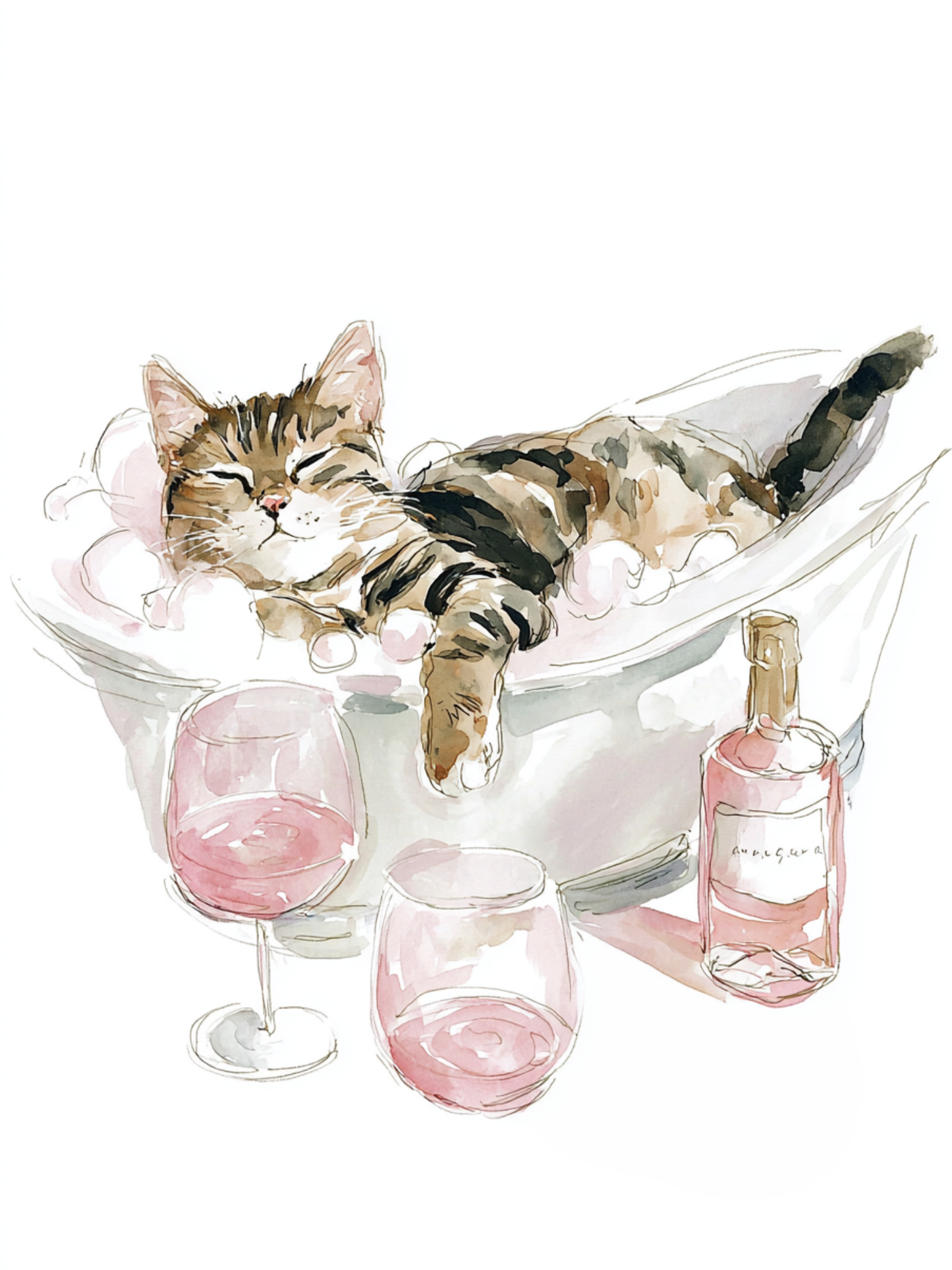 Paws & Prosecco - Art Print