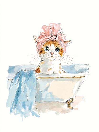 Bella's Bubbles - Art Print
