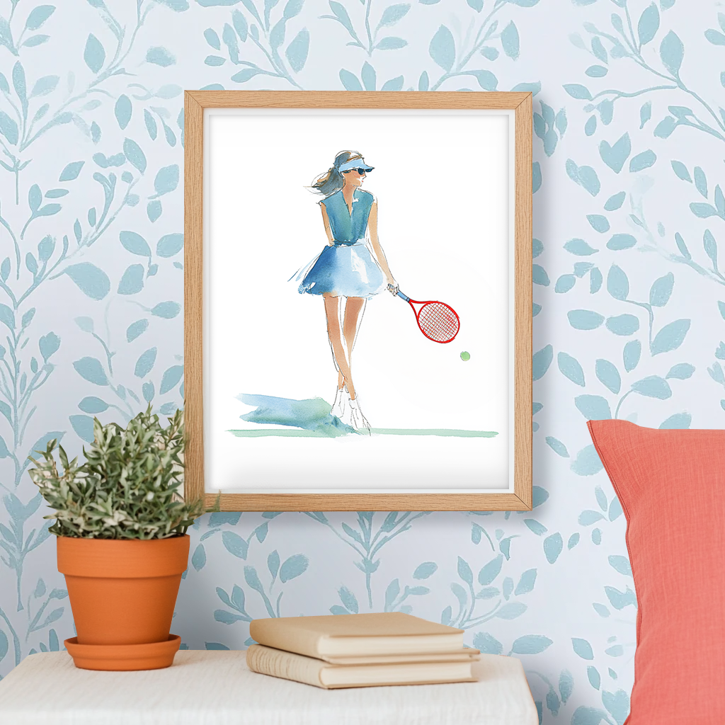 40-Love - Art Print