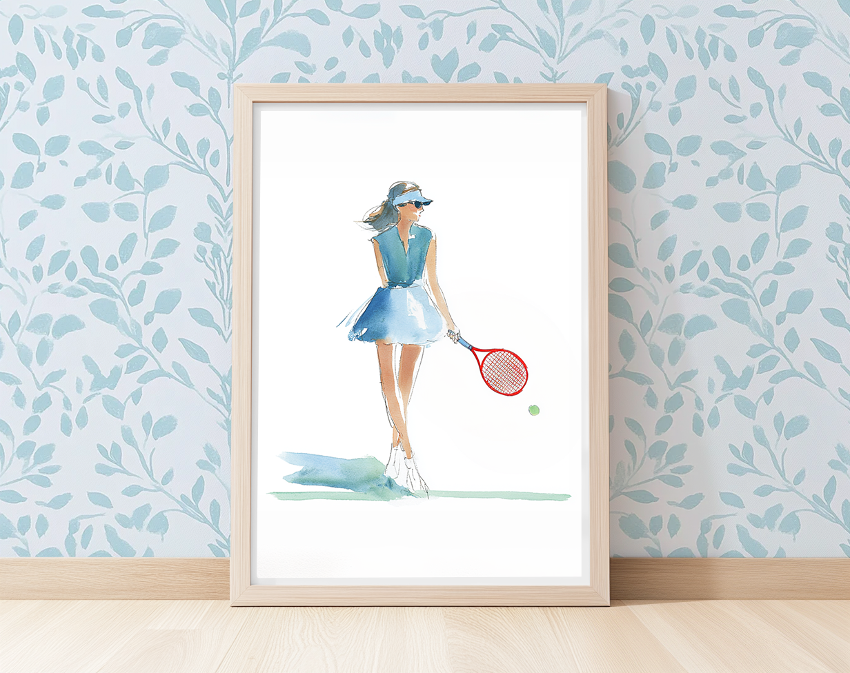 40-Love - Art Print