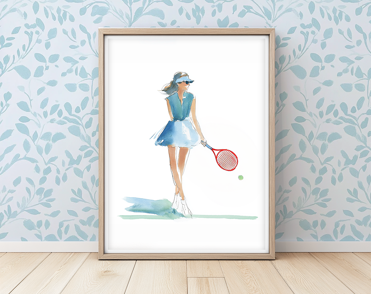 40-Love - Art Print