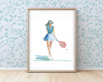 40-Love - Art Print