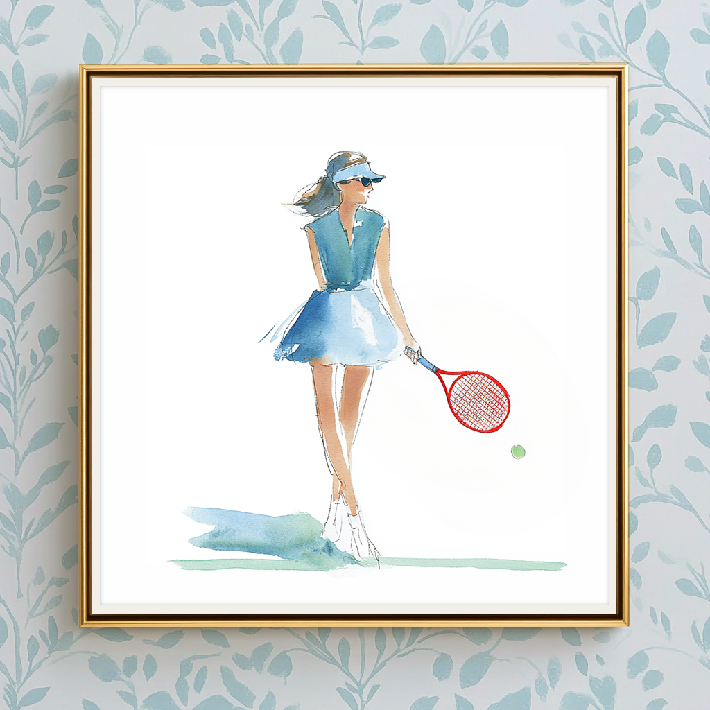 40-Love - Art Print