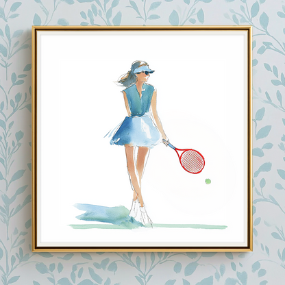 40-Love - Art Print