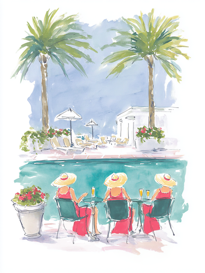 Palm Retreat - Art Print