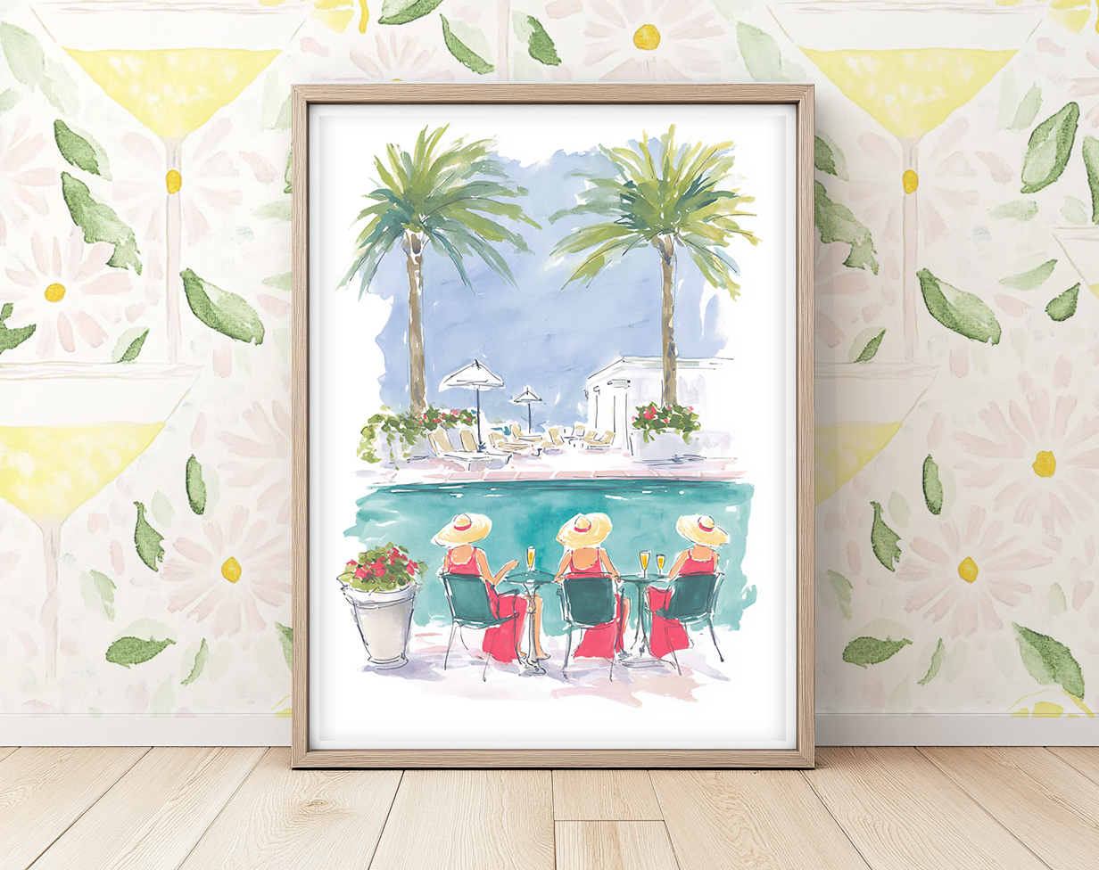 Palm Retreat - Art Print