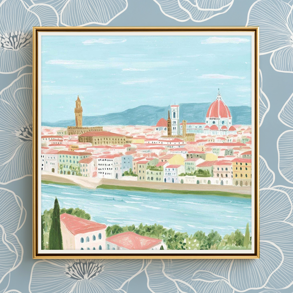 Painted in Florence -  Art Print