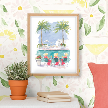 Palm Retreat - Art Print