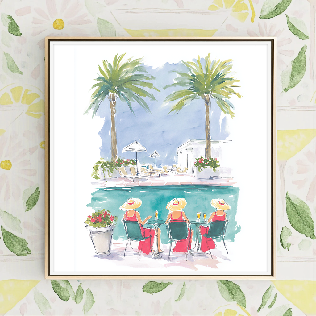 Palm Retreat - Art Print