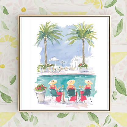 Palm Retreat - Art Print
