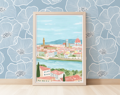 Painted in Florence -  Art Print