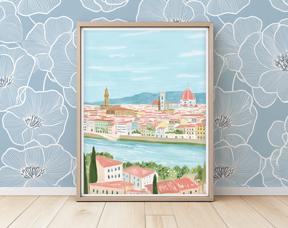 Painted in Florence -  Art Print