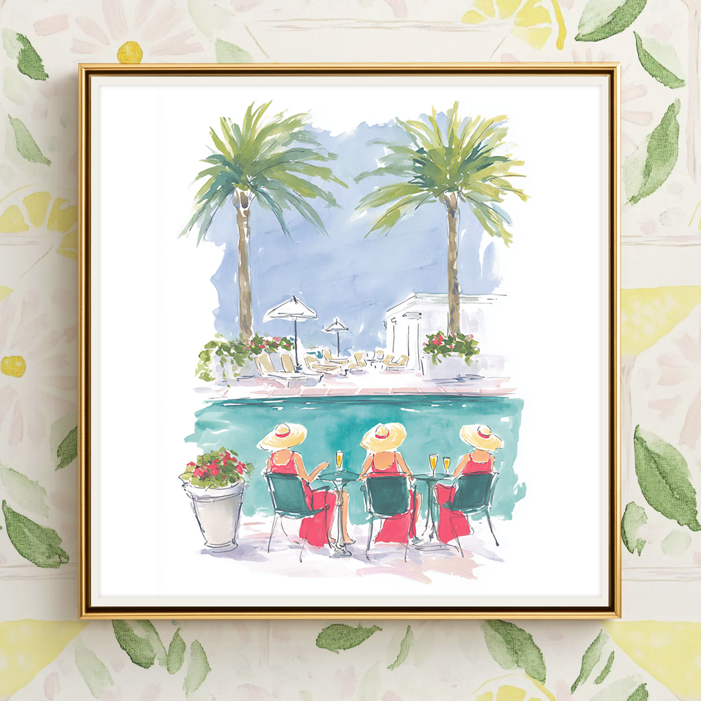 Palm Retreat - Art Print