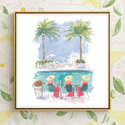 Palm Retreat - Art Print