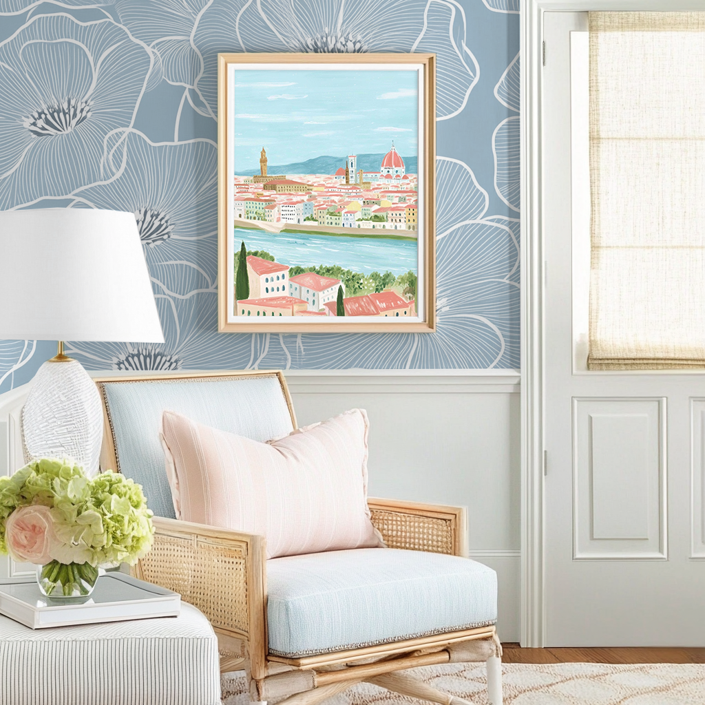 Painted in Florence -  Art Print