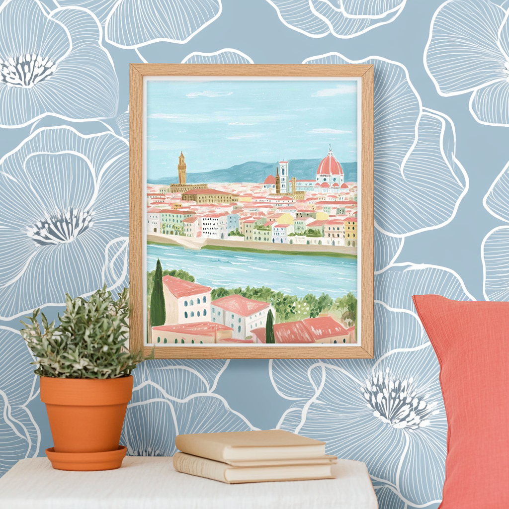 Painted in Florence -  Art Print