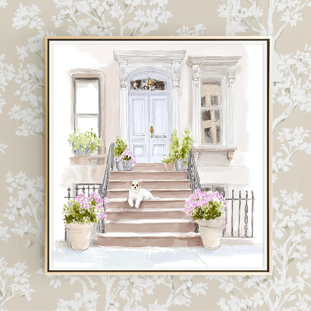 Brownstone Bud -  Art Print