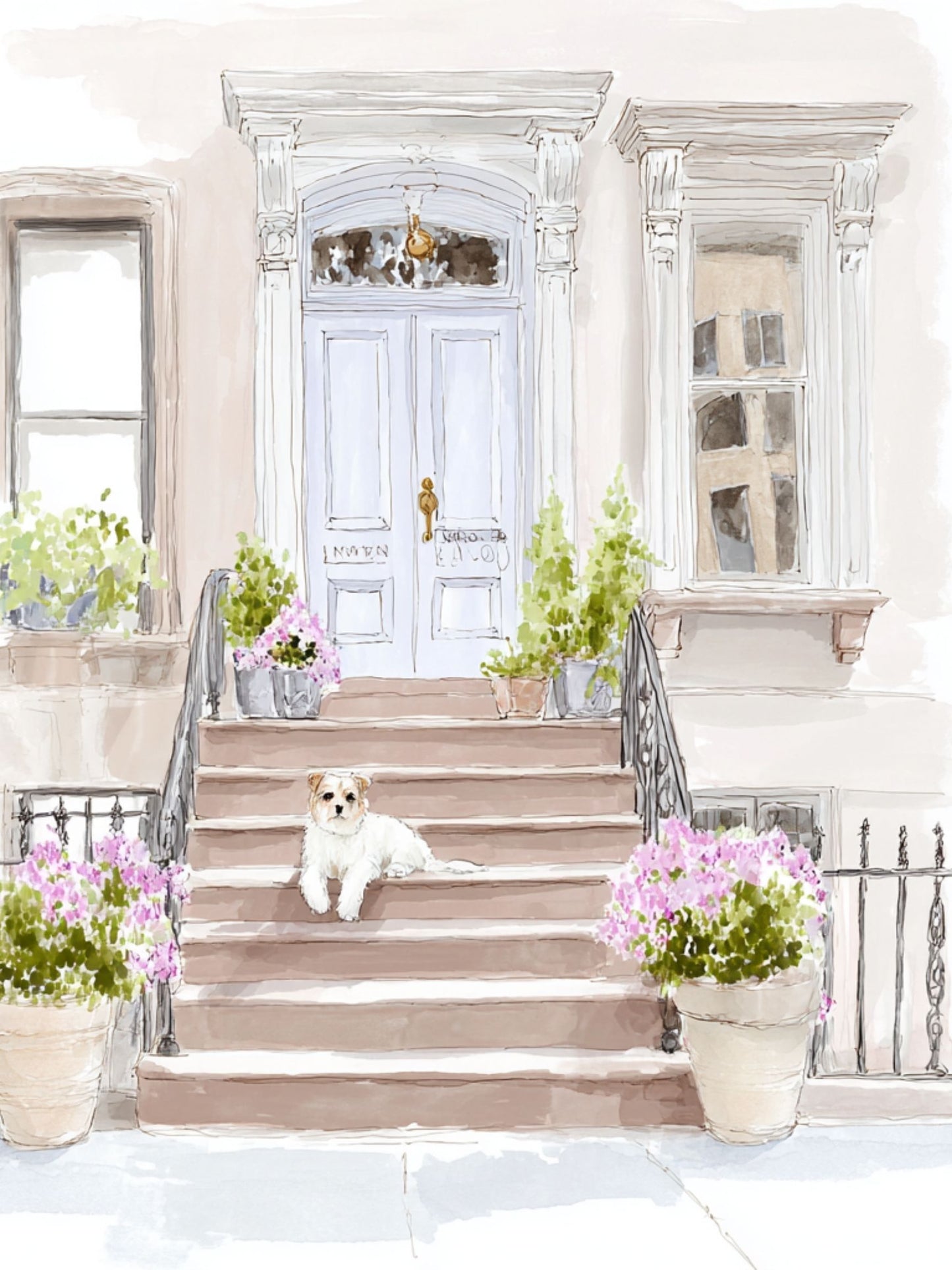 Brownstone Bud -  Art Print