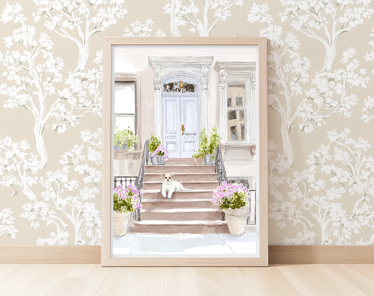Brownstone Bud -  Art Print