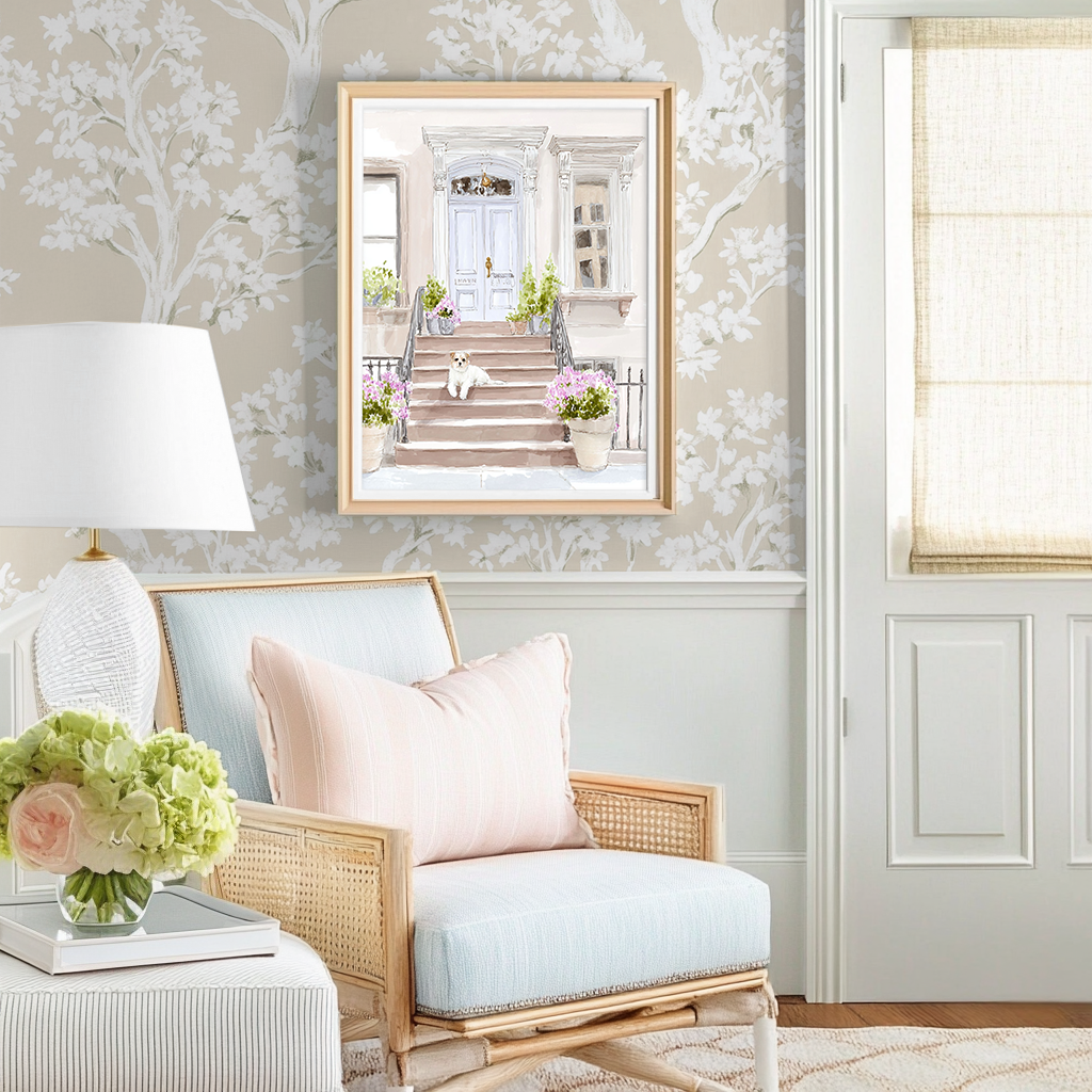 Brownstone Bud -  Art Print