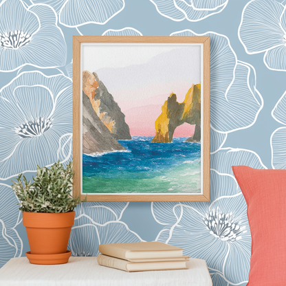 Cabo Boat Day -  Art Print