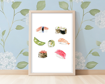 Sushi Rolls - Art Print