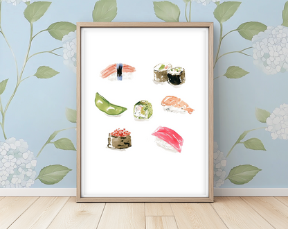 Sushi Rolls - Art Print