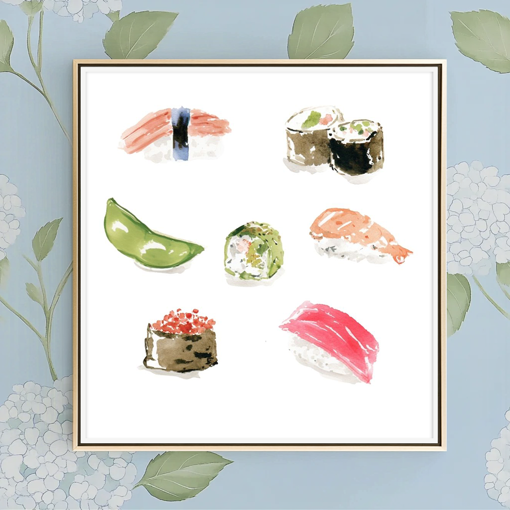Sushi Rolls - Art Print