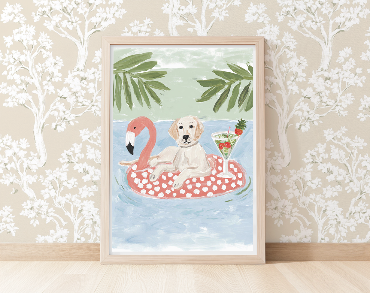 Lazy Lagoon -  Art Print