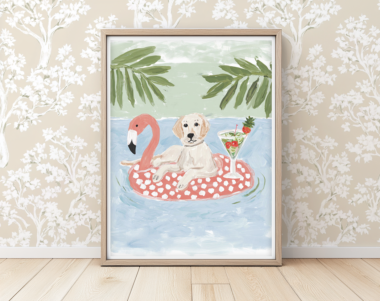 Lazy Lagoon -  Art Print