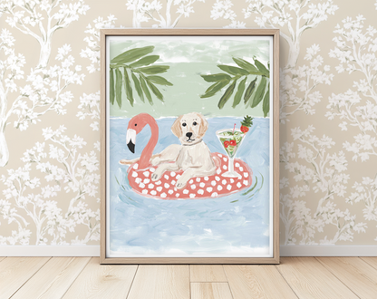 Lazy Lagoon -  Art Print