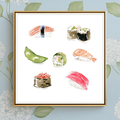 Sushi Rolls - Art Print