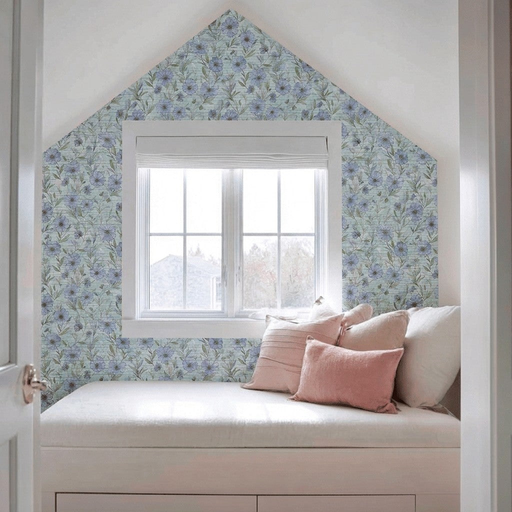 Marin Faux Grasscloth Wallpaper