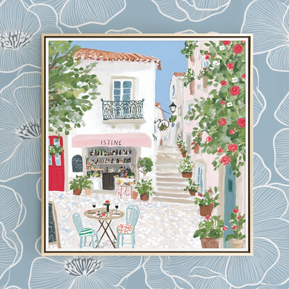 Vacation Cafe -  Art Print