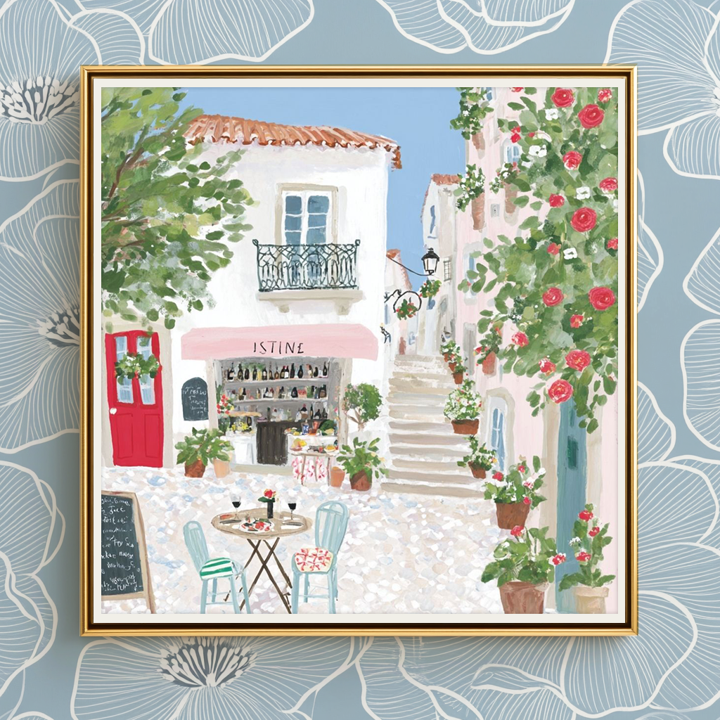 Vacation Cafe -  Art Print