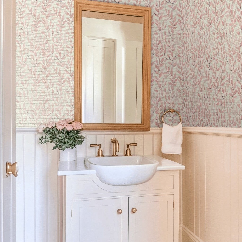 Rosalinda Faux Grasscloth Wallpaper