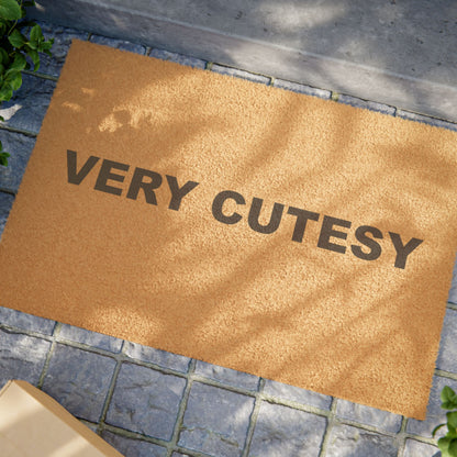 Very Cutesy Doormat