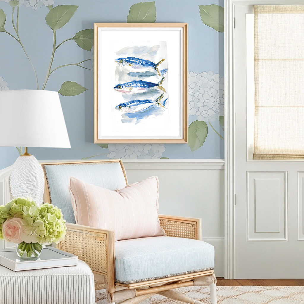Fish in a Row - Art Print