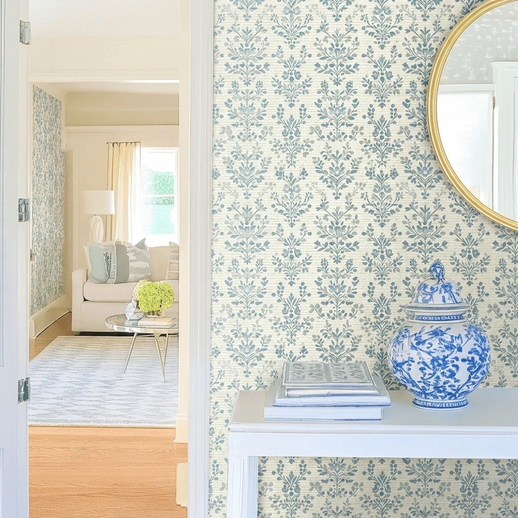 Eden Faux Grasscloth Wallpaper