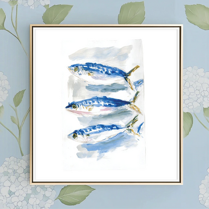 Fish in a Row - Art Print