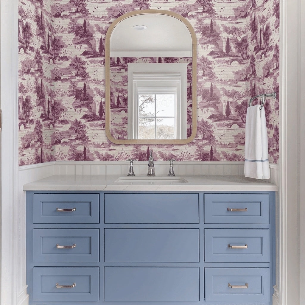 Fitz Faux Grasscloth Wallpaper