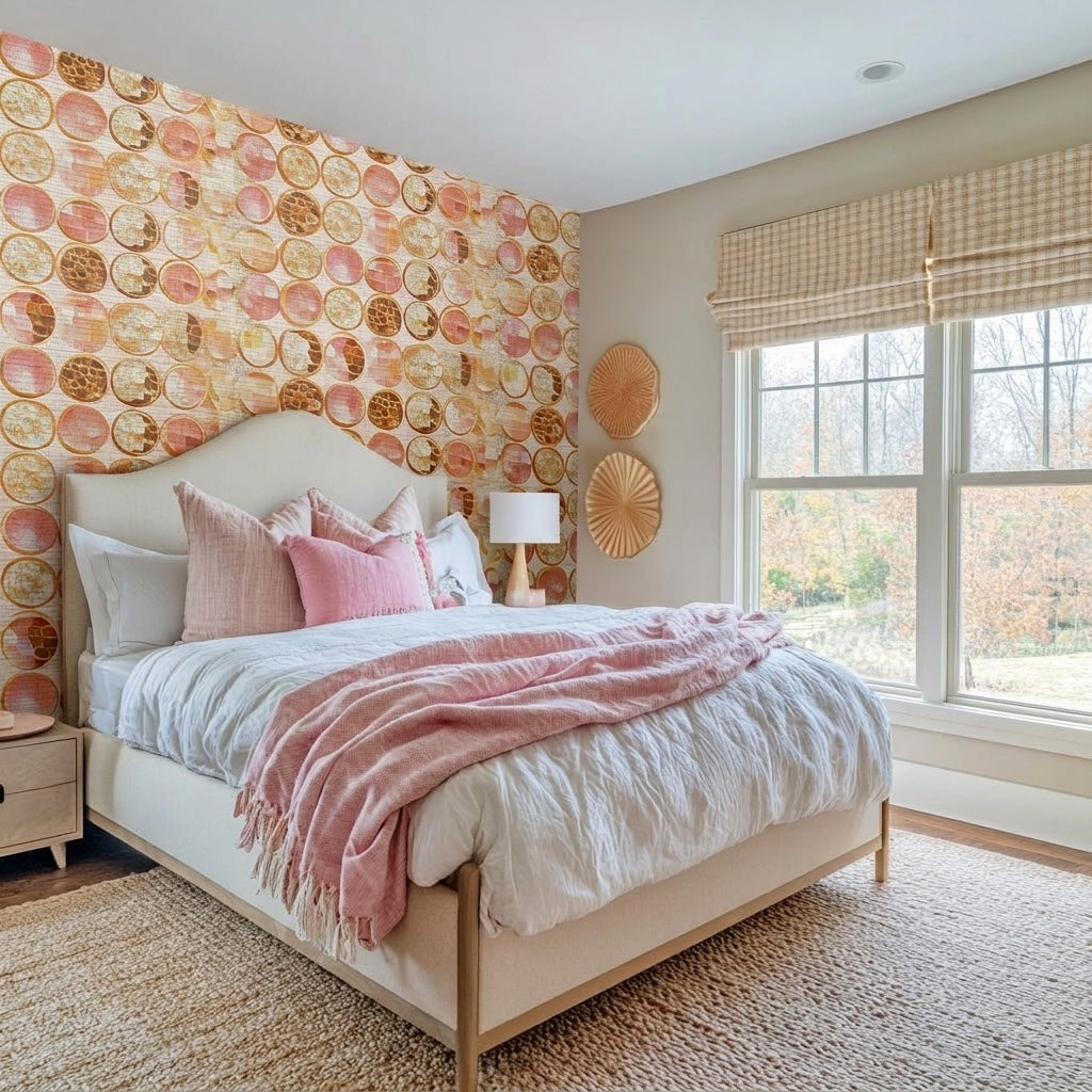 Cleo Faux Grasscloth Wallpaper