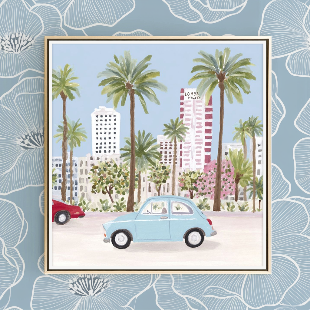 Palm Drive -  Art Print