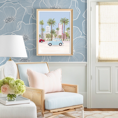 Palm Drive -  Art Print