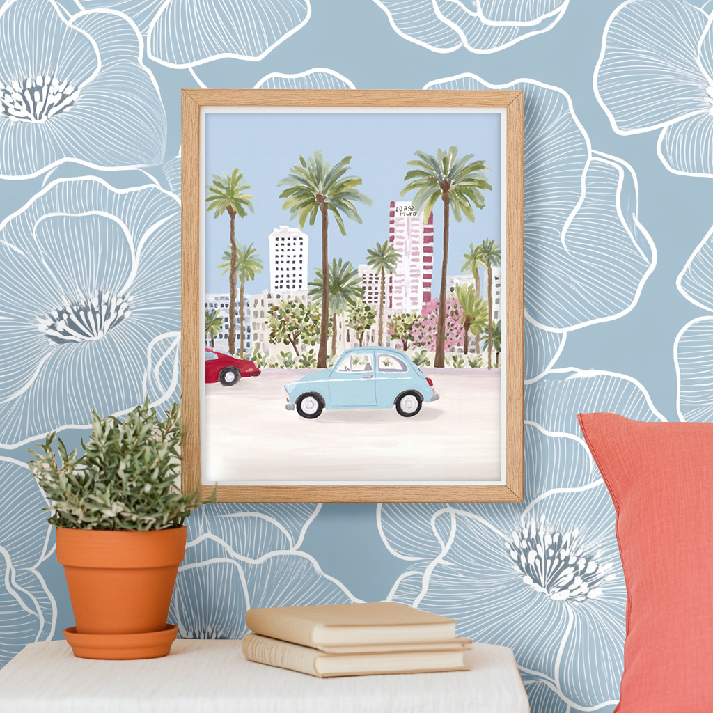Palm Drive -  Art Print