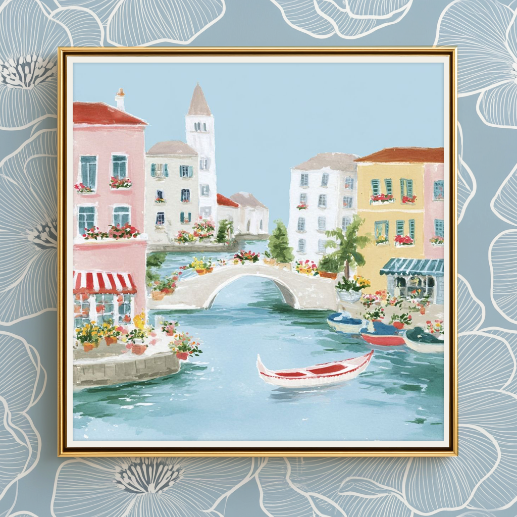 Boats Below -  Art Print