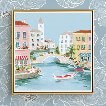 Boats Below -  Art Print