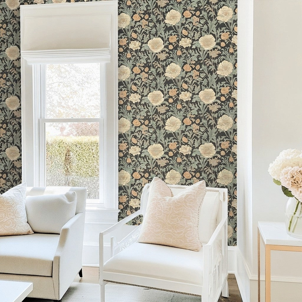 Ginger & Grace Faux Grasscloth Wallpaper
