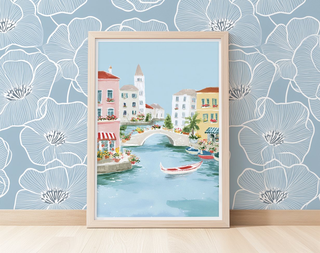 Boats Below -  Art Print