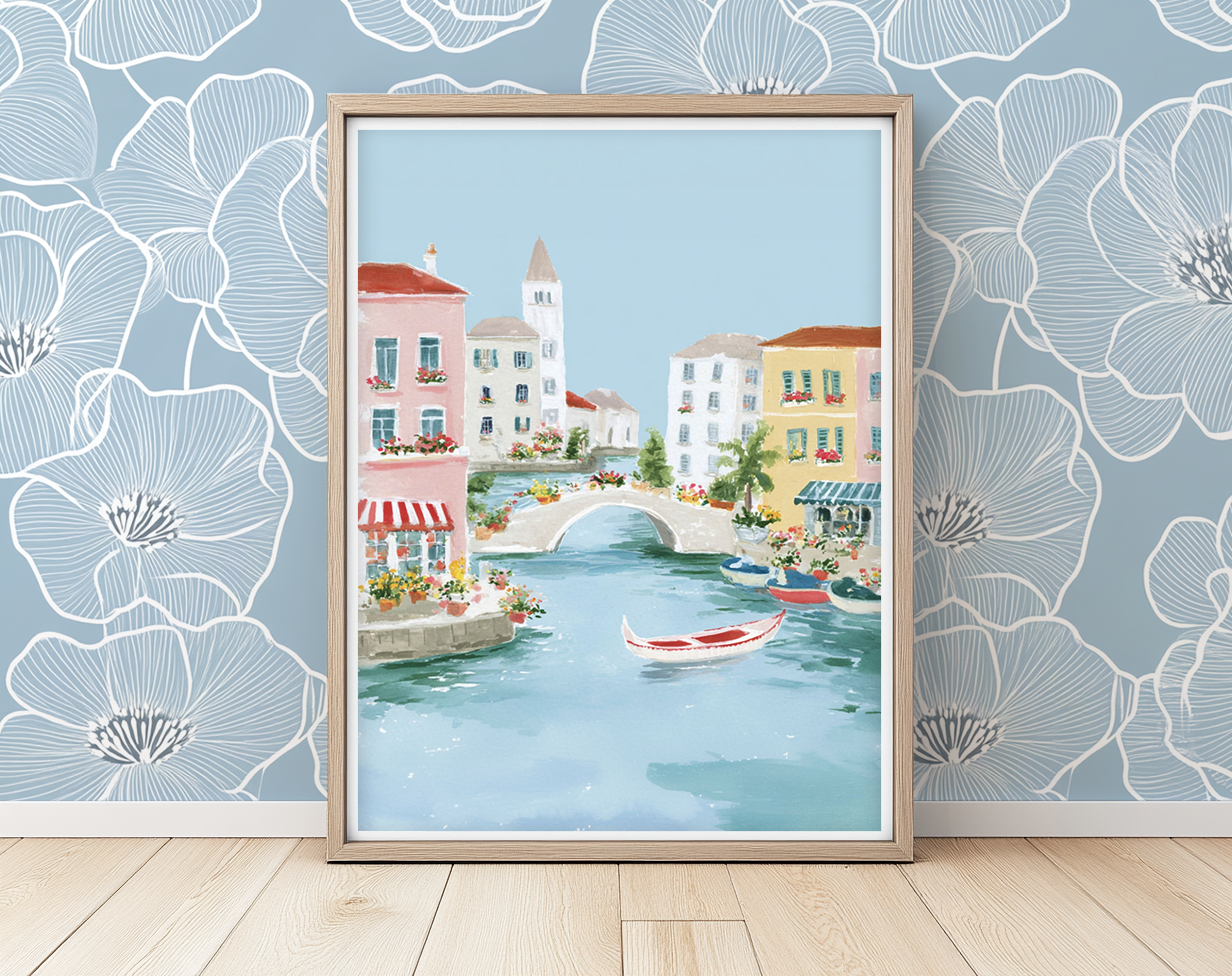 Boats Below -  Art Print